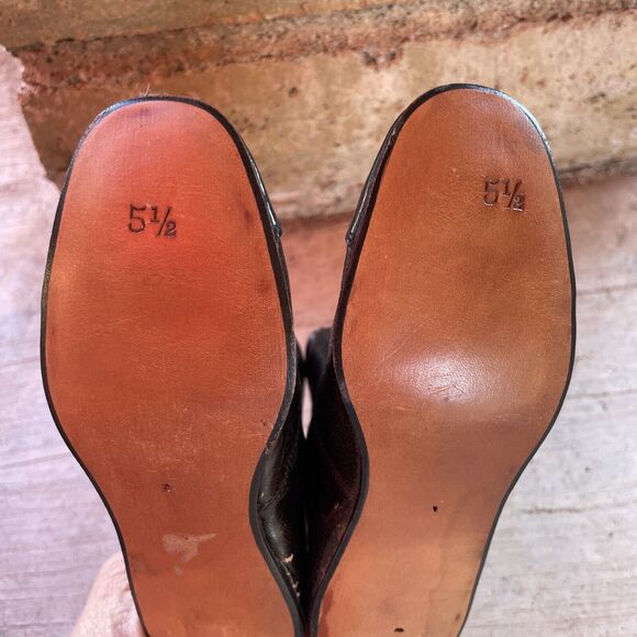 Incredible Child’s Black Leather Victorian Edwardian Button High Shoes Boots 5.5 - Picture 11 of 15